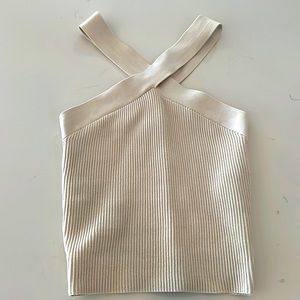 Sculpt Knit criss cross tank